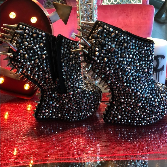 Giuseppe Zanotti Studded & Spiked ankle boots 39 - Picture 3 of 4